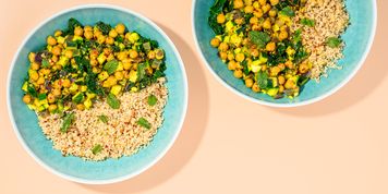 Braised Coconut Chickpeas with Turmeric & Kale picture
