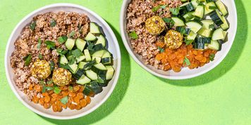 Crispy Sumac Brown Rice Bowls with Pistachios & Cashew Cheese picture